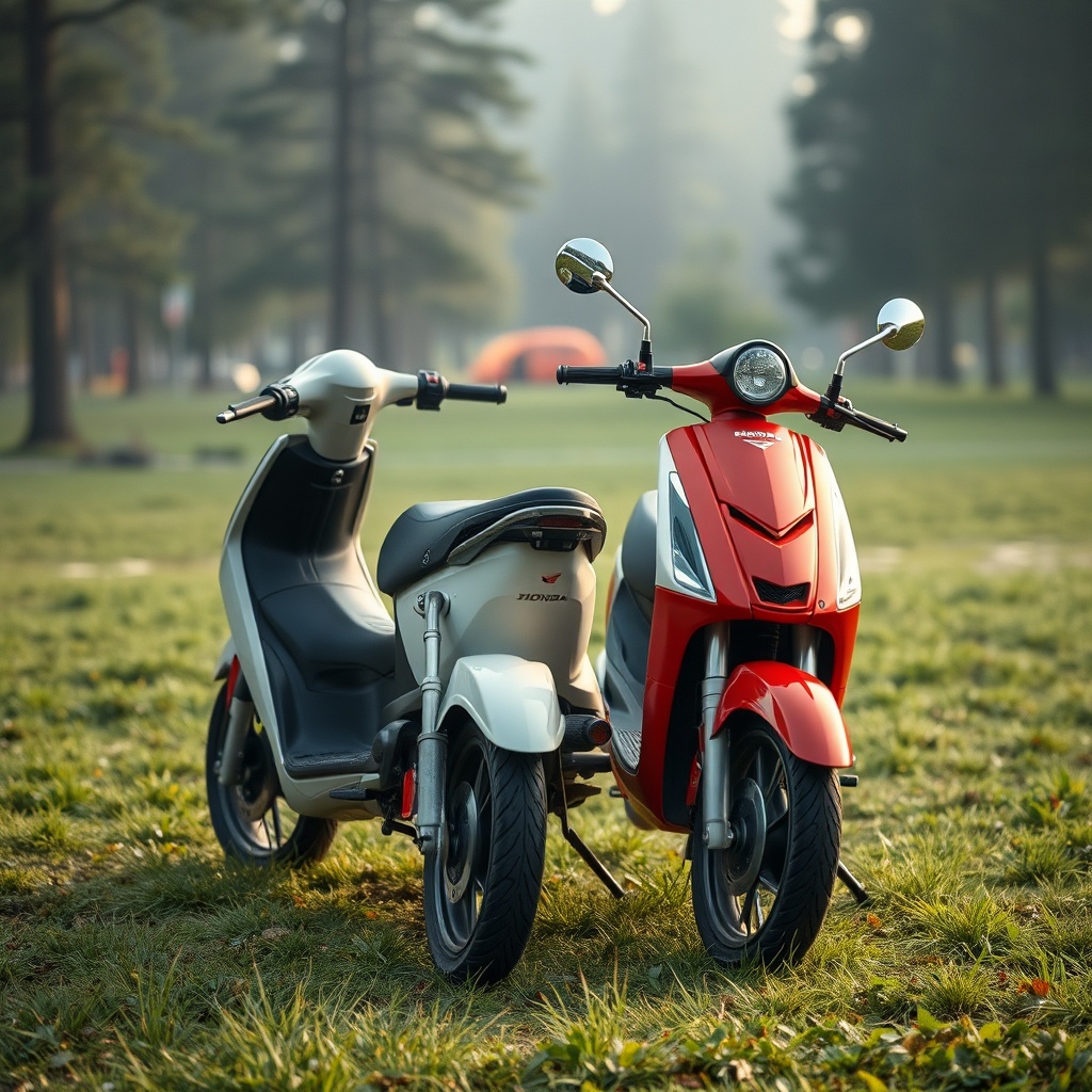 Honda EU22i ve EU32i yan yana