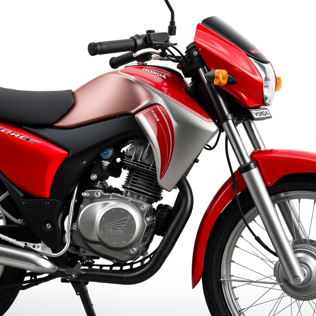 Honda EU32i jeneratörün yakın plan motor kısmı