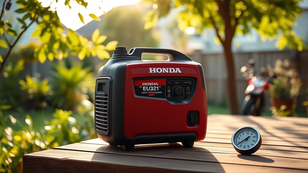 Honda EU32i Ses Seviyesi Ölçümleri ve Emisyon Değerlendirmesi