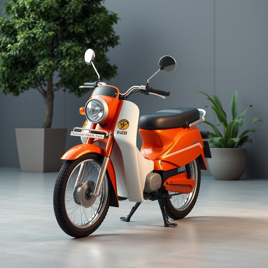<clean photorealistic photo of Jenerasyon EU22i jeneratörünün motor kısmına yakın çekim